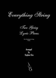 Two Grieg Lyric Pieces Orchestra sheet music cover Thumbnail